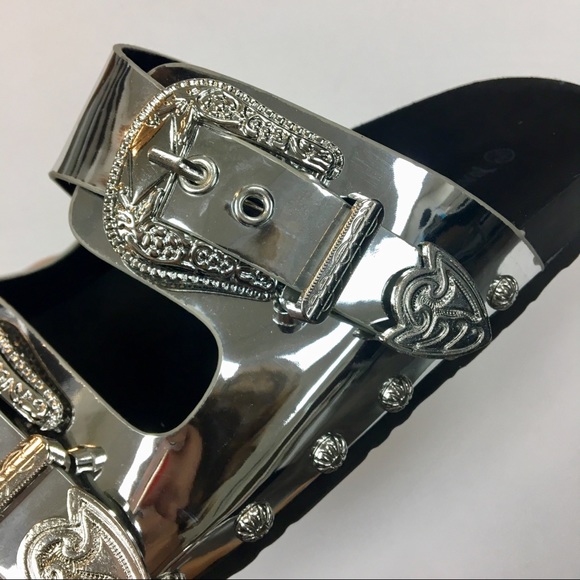 Silver western buckle slide - Picture 6 of 8